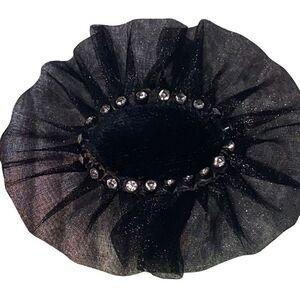 1950s Vintage Shoe Clips Signed Bluette Made In France Gothic Vamp Coquette Whim